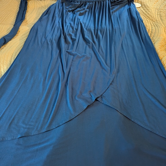 Soma Hi-Lo midi bra dress blue size L - Picture 6 of 7
